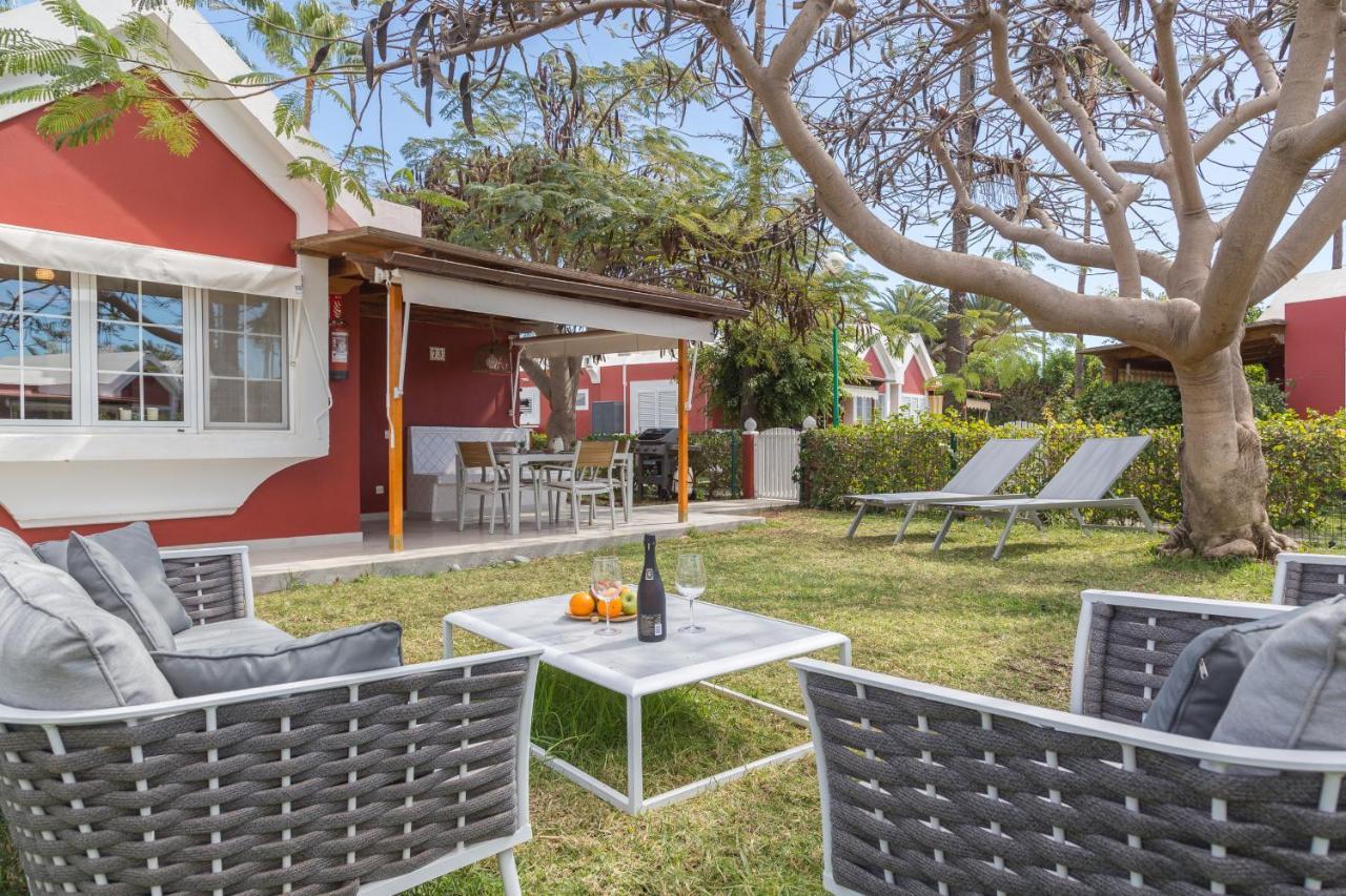 Lightbooking Tunos 73 Maspalomas Gran Jardin Y Barbacoa 외부 사진